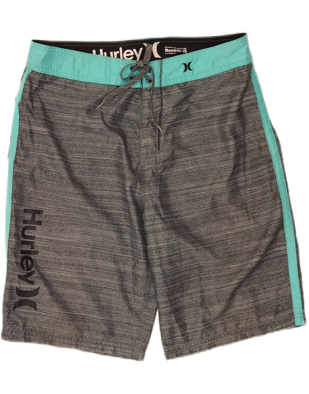 Pantaloni scurți de înot grafic pentru bărbați Hurley, mari, gri, color block