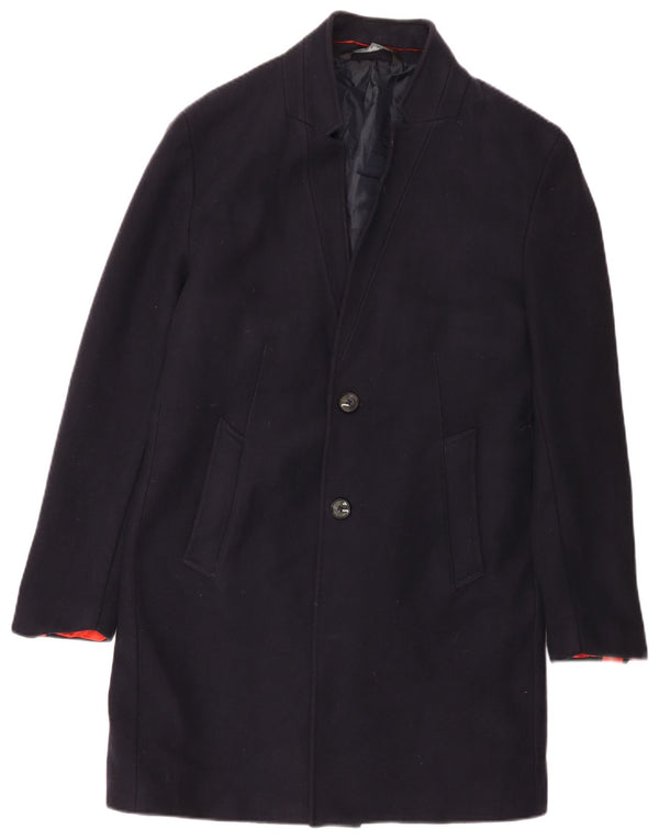 Pardesiu pentru bărbați Zara UK 44 2XL Bleumarin Poliester
