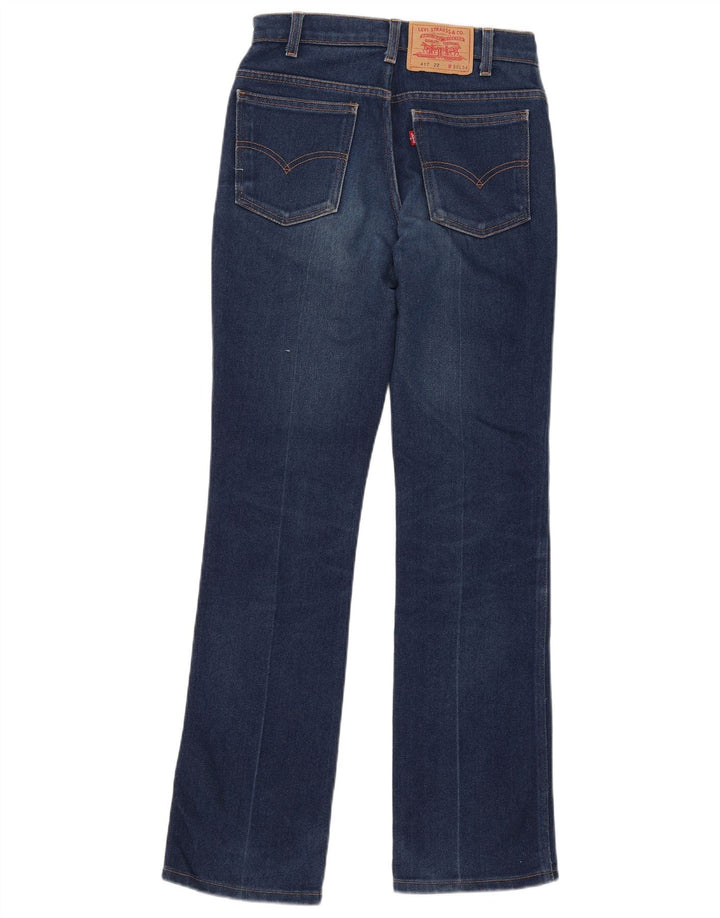 Blugi pentru bărbați Levi's 417 Bootcut W30 L34 Bumbac albastru