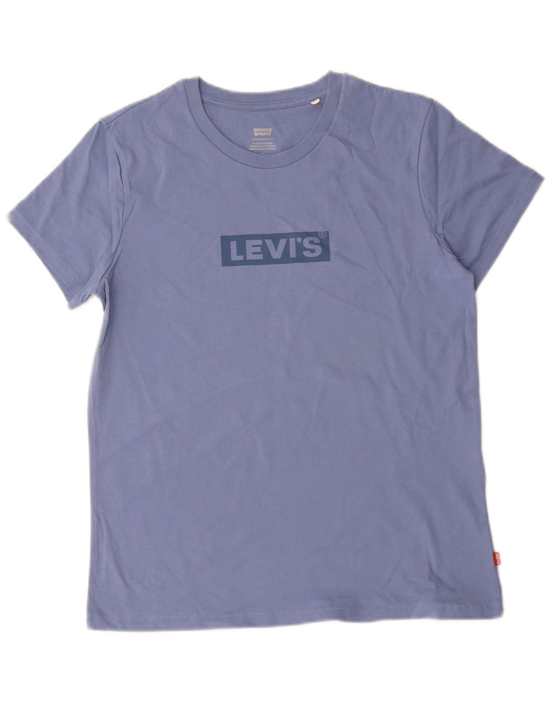 Tricou cu grafic Levi's pentru femei Top UK 14 Medium Blue Bumbac