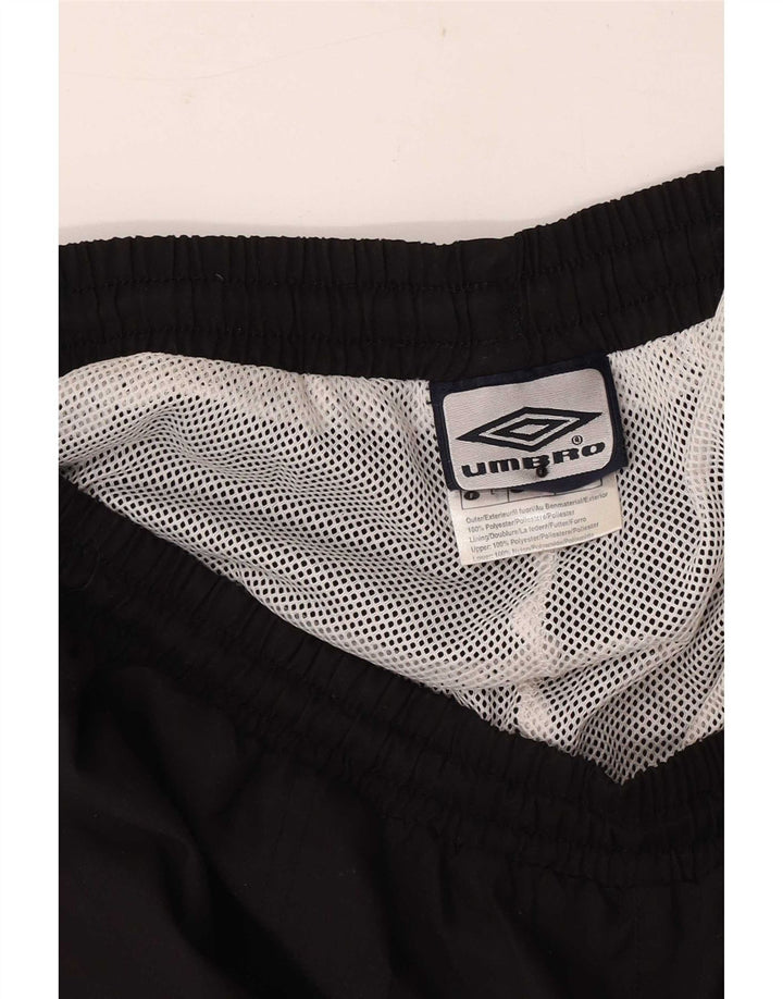 Bermude sport Umbro pentru bărbați, mari, negru, poliester