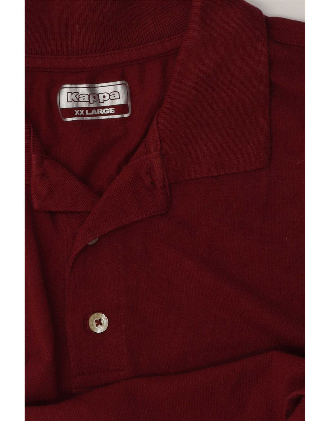 Cămașă polo pentru bărbați Kappa 2XL Bordeaux