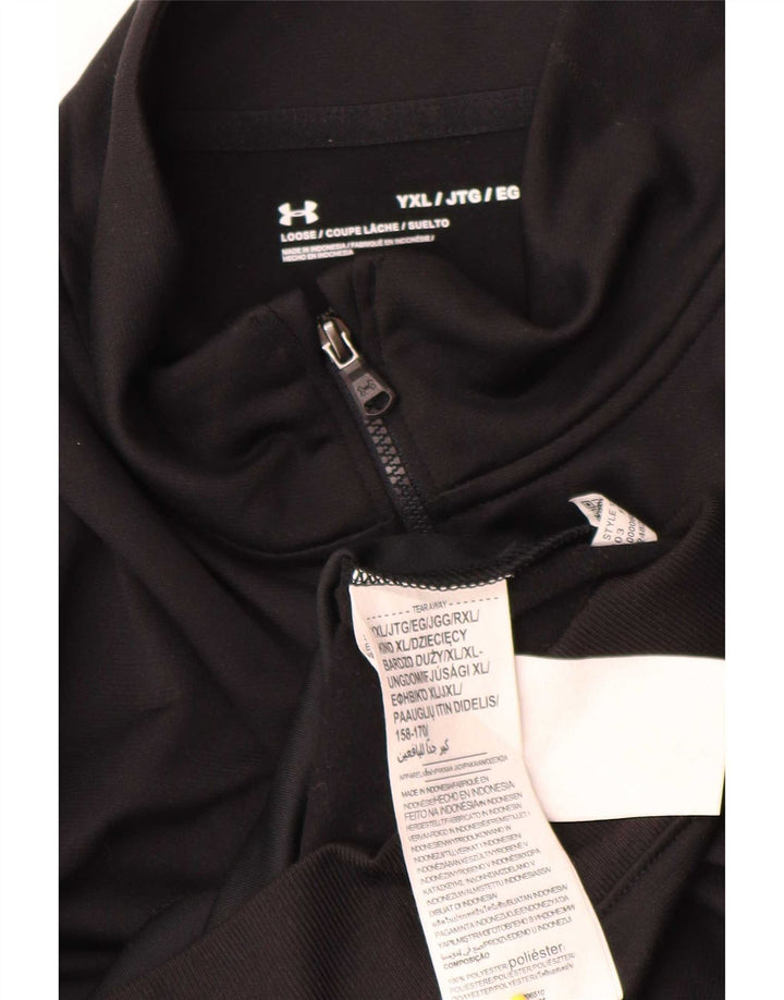 Jachetă de trening Under Armour pentru băieți 14-15 ani XL poliester negru