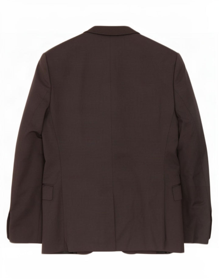 Blazer pentru bărbați Zara cu 2 nasturi EU 44 XS Bumbac gri