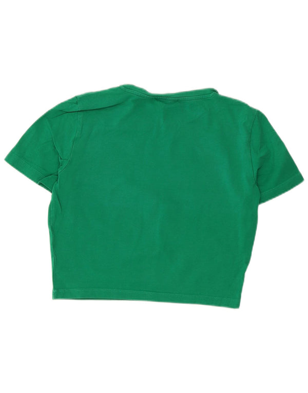 Top tricou pentru femei Zara UK 12 Medium Green