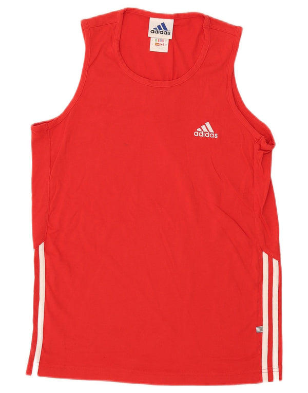 Vestă pentru bărbați Adidas UK 36/38 Bumbac roșu mic