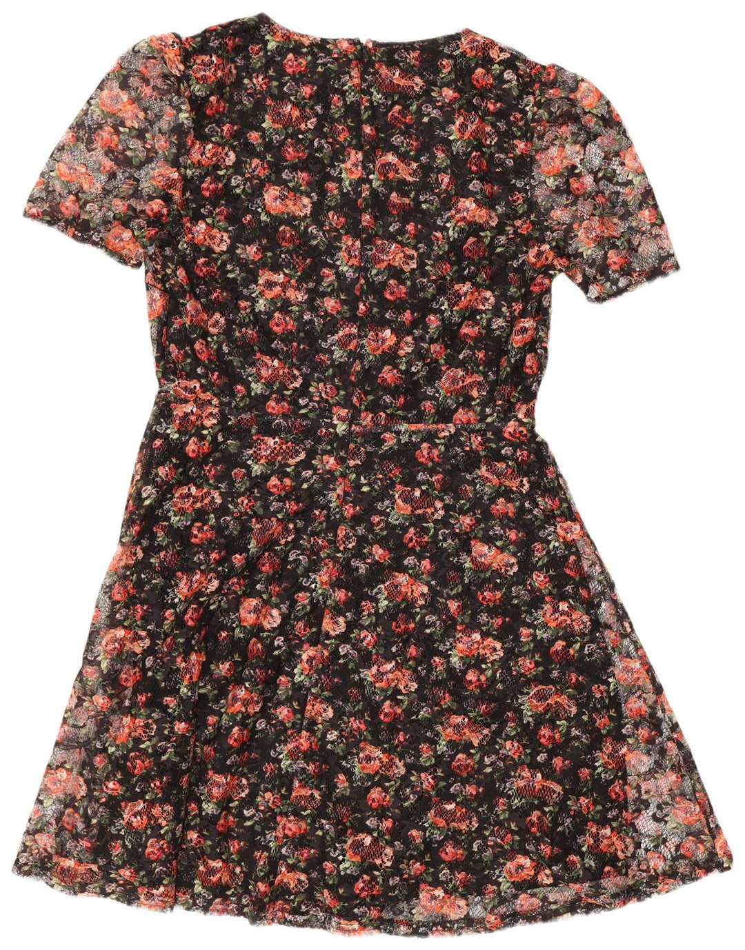 Rochie A-Line Oasis pentru femei UK 12 Medium Negru Floral Poliester