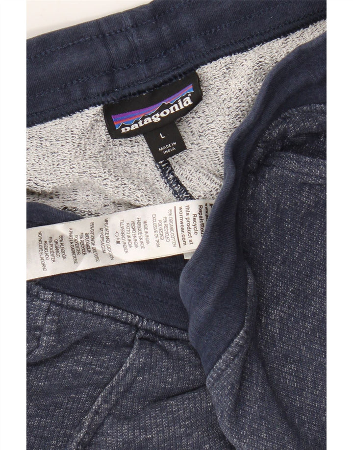 Pantaloni scurți sport PATAGONIA pentru bărbați, mari, albastru, bumbac