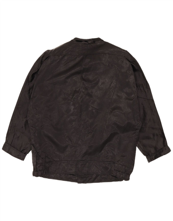 Jachetă bomber pentru femei Colette Wolfgang Kaiser UK 10 Small Black Viscose