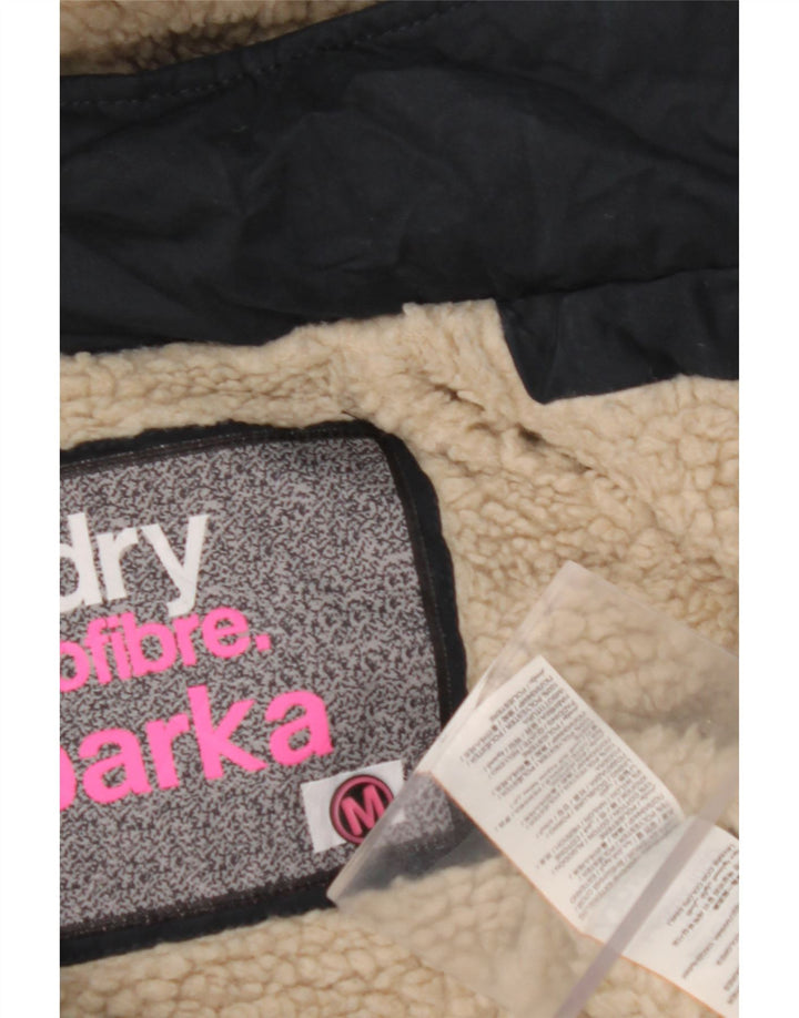 SUPERDRY Jachetă Windbreaker cu grafică pentru femei UK 14 Medium Bleumarin