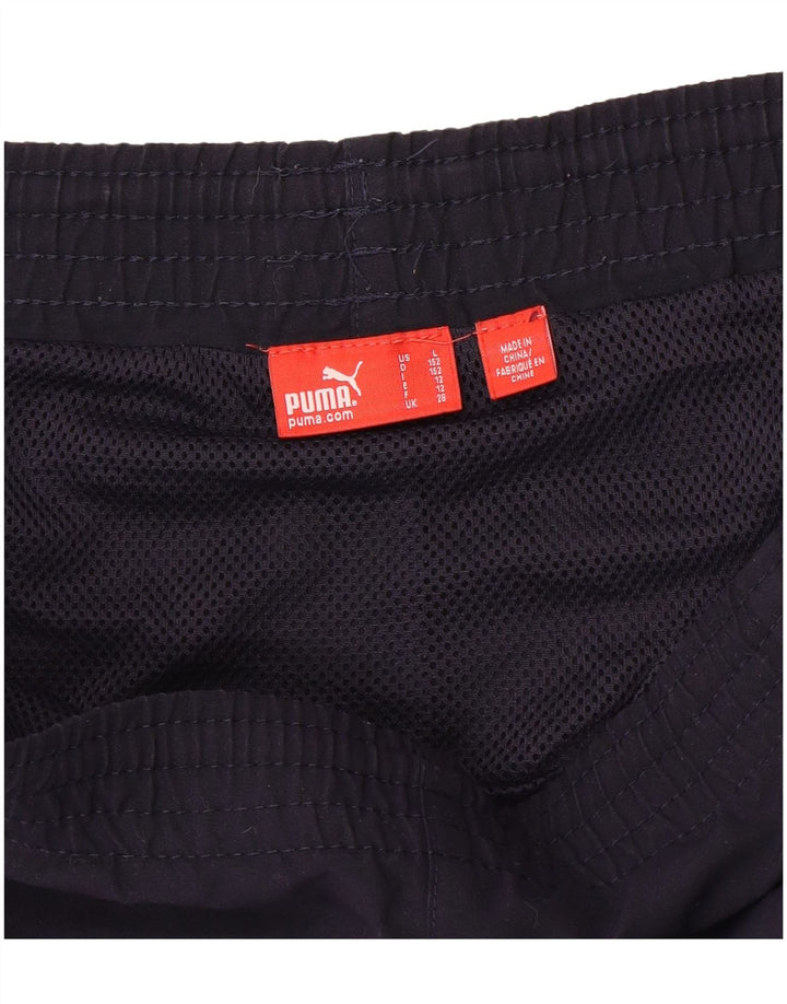 Pantaloni scurți sport Puma pentru băieți 11-12 ani bleumarin