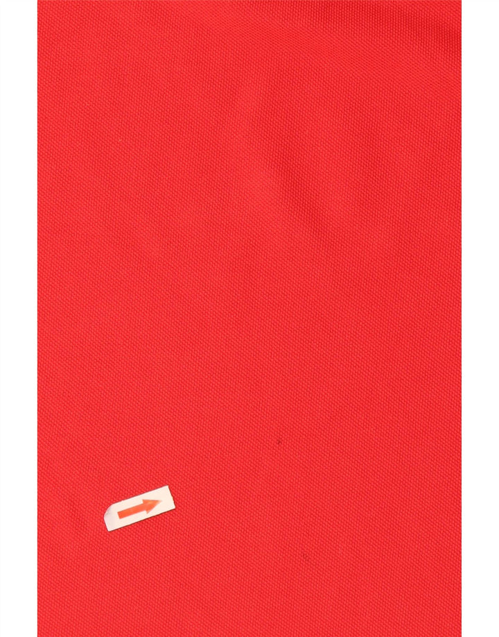 Tricou polo Lyle & Scott pentru bărbați, bumbac roșu mediu