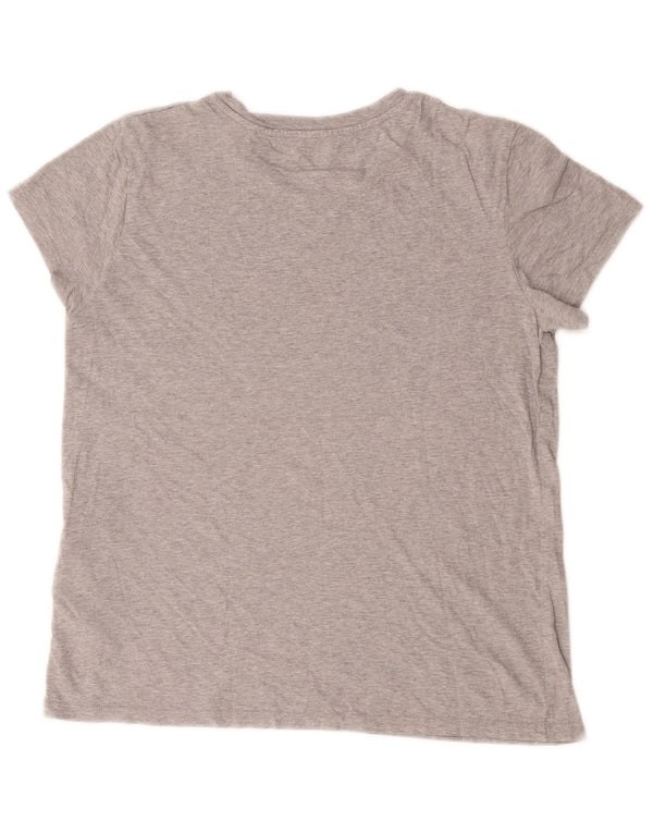 Tricou cu grafic pentru femei Levi's Top UK 14 Medium Grey Flecked Bumbac