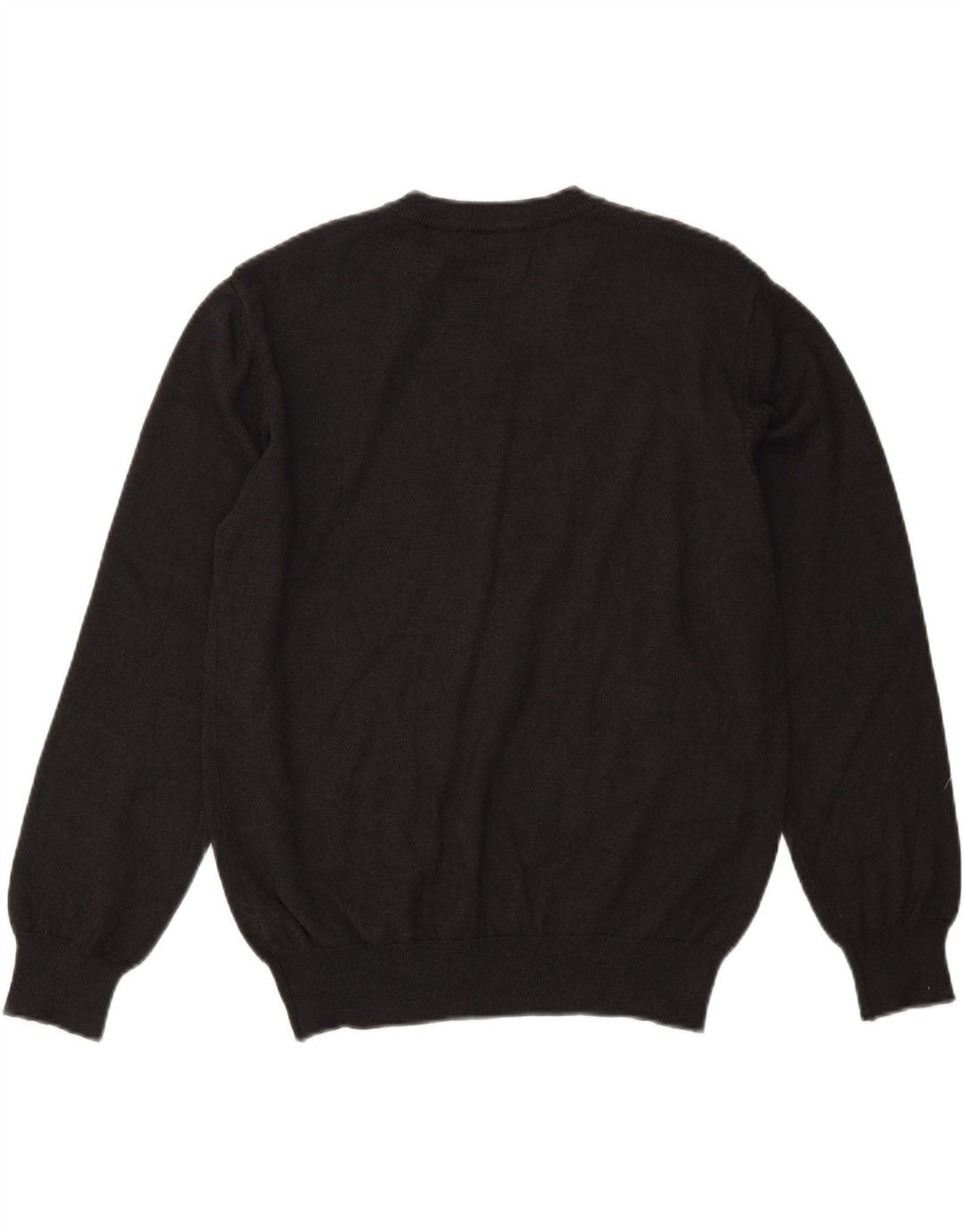 Pulover vintage pentru bărbați cu decolteu în V, XL, gri Argyle/Lână diamant