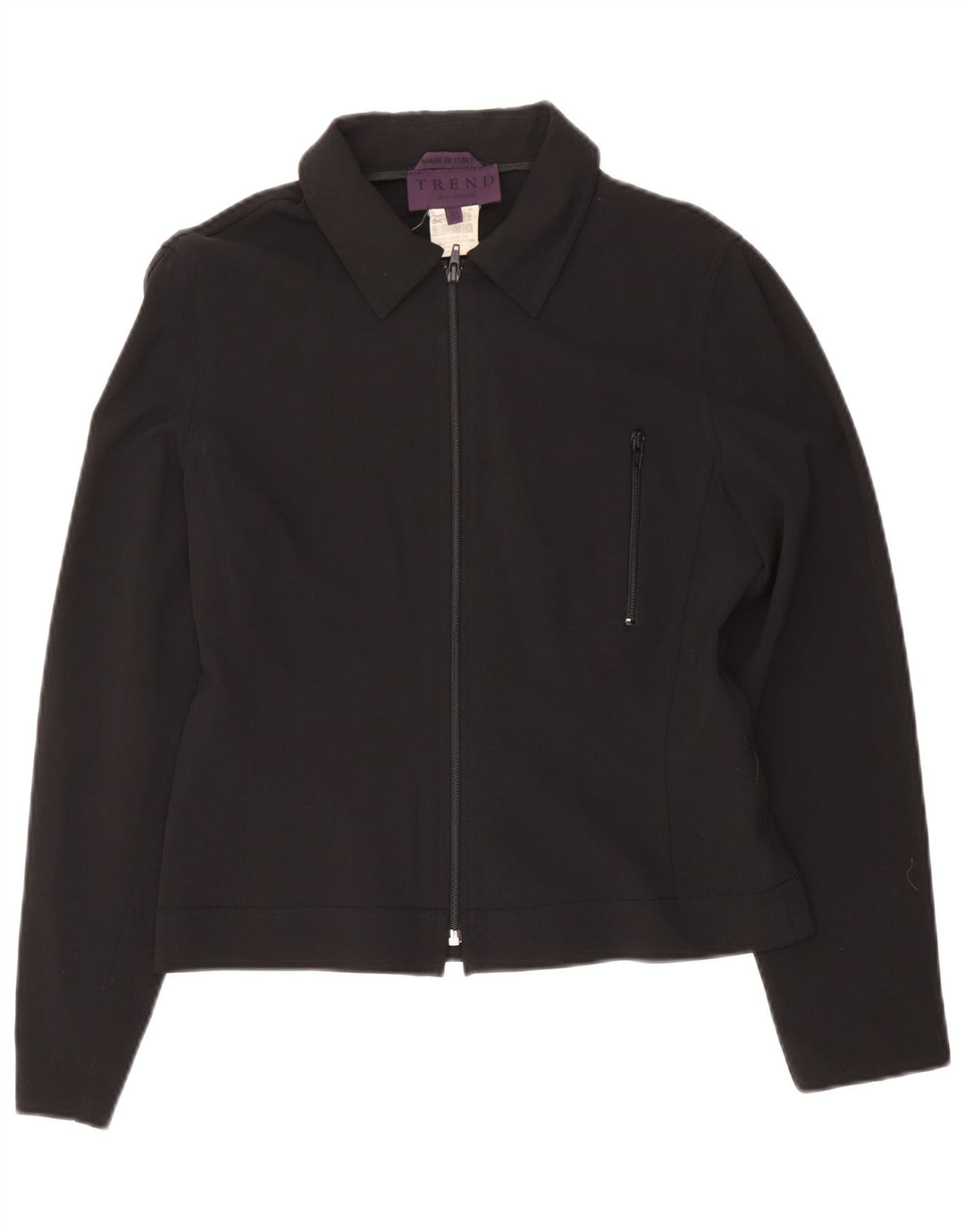 Jachetă Bomber pentru femei Trend IT 44 Medium Bleumarin Viscoză