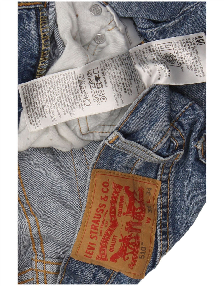 Blugi skinny 510 pentru bărbați LEVI'S W31 L34 Bumbac albastru