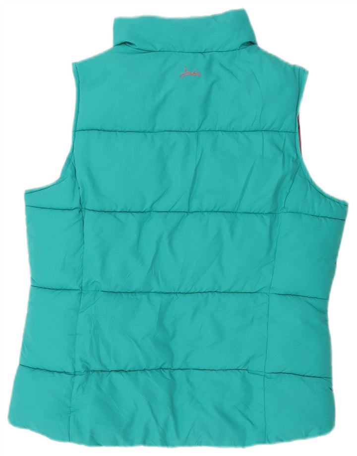 Gilet căptușit pentru femei Joules UK 12 Medium Turcoaz Poliester