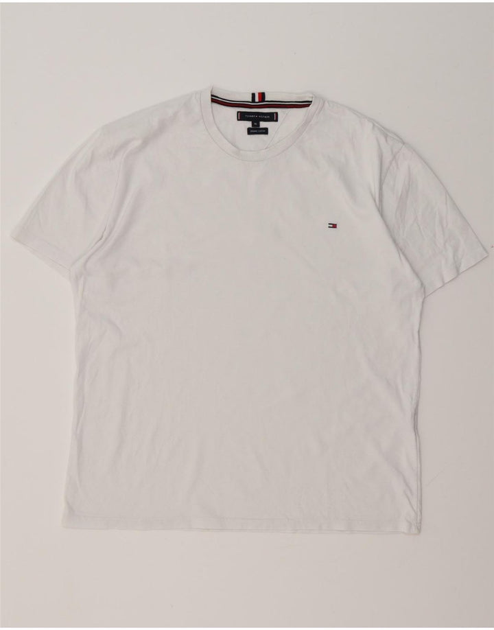 TOMMY HILFIGER Tricou pentru femei Top UK 18 XL Bumbac alb