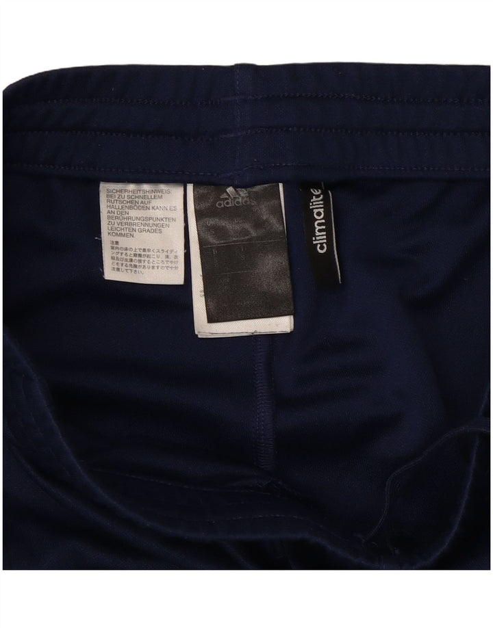 Pantaloni de trening Adidas Climalite pentru bărbați, poliester mici, albastru