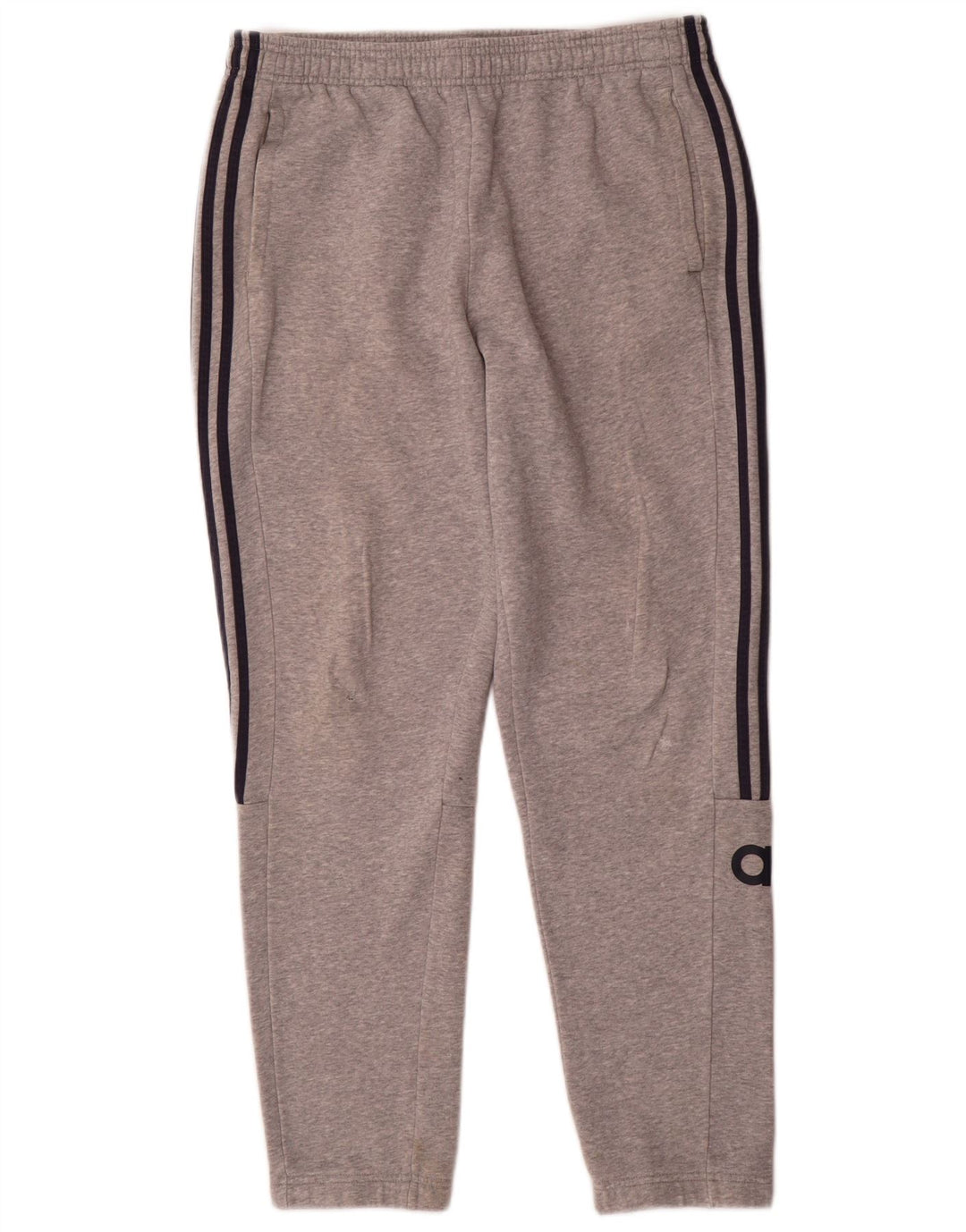 Pantaloni de trening Adidas pentru bărbați, mari, gri, bumbac