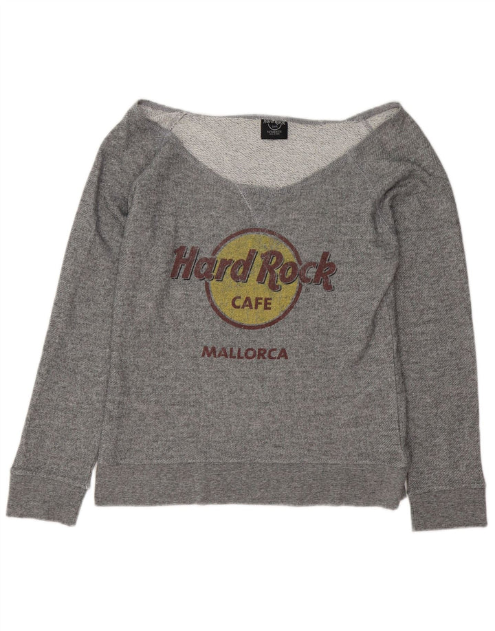 Pulover pentru femei Hard Rock Cafe, cu umăr dezactivat, UK 16, mare, gri