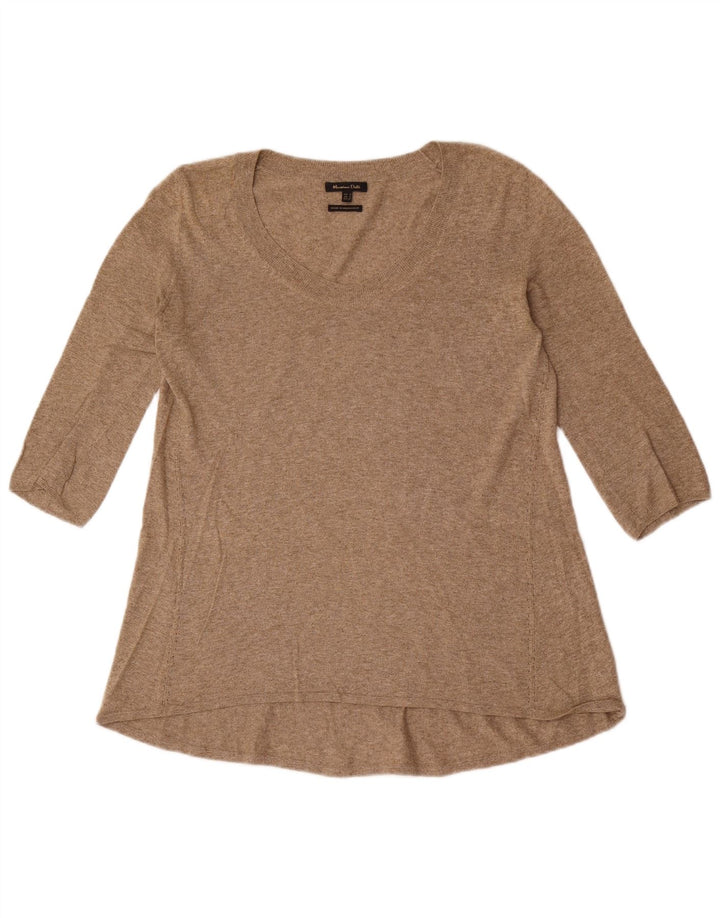 Massimo Dutti Top pentru femei cu mâneci 3/4 UK 10 mic maro