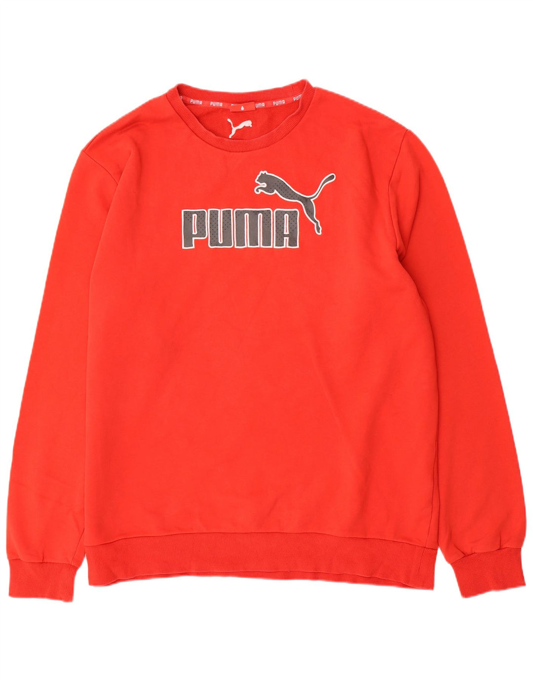 Pulover grafic pentru bărbați Puma, bumbac roșu 2XL