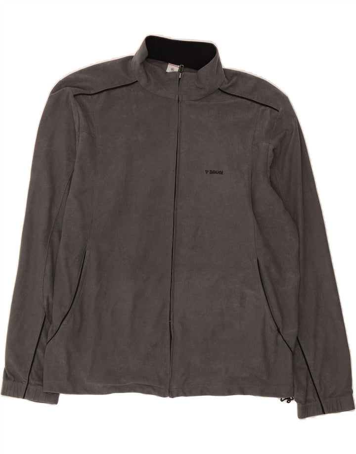 BRUGI Mens Tracksuit Top Jacket XL Grey Polyester Vintage Brugi and Second-Hand Brugi from Messina Hembry 