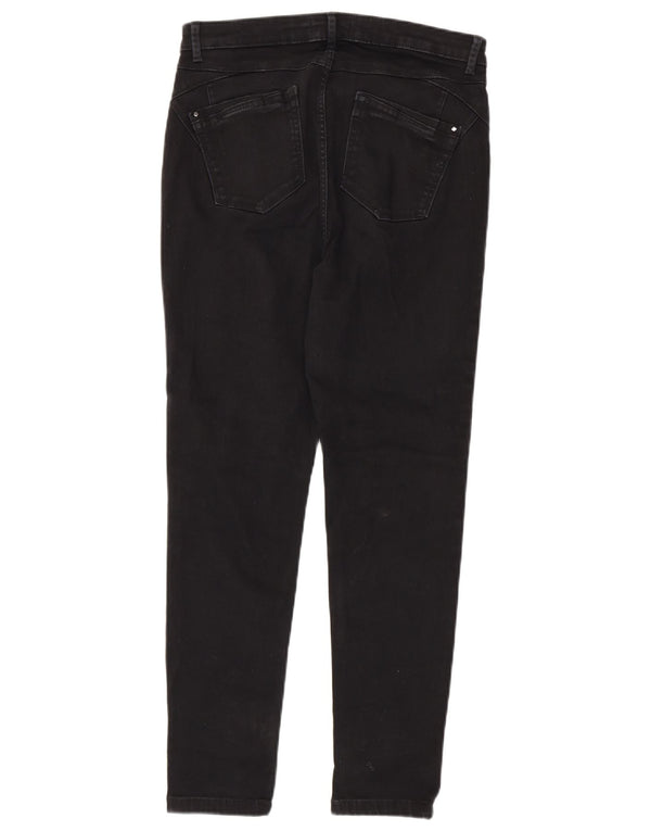 Blugi skinny pentru femei Marks & Spencer UK 12 Medium W30 L27 Bumbac negru
