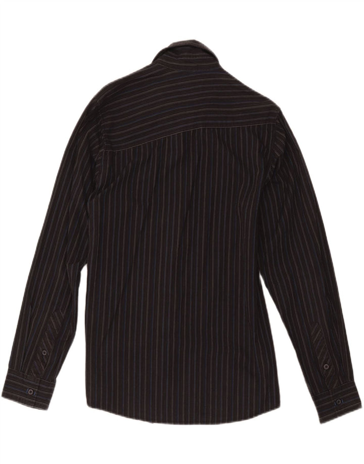 Cămașă pentru bărbați Quiksilver, bumbac cu dungi negre medii