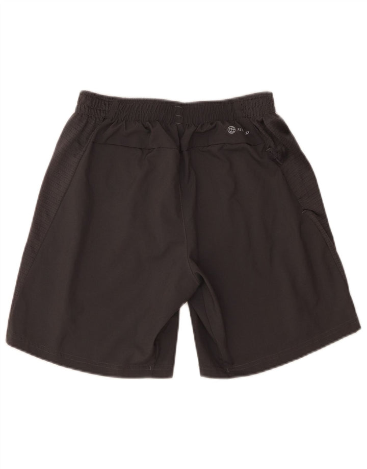Pantaloni scurți sport Aeroready Adidas pentru bărbați, poliester mici, gri