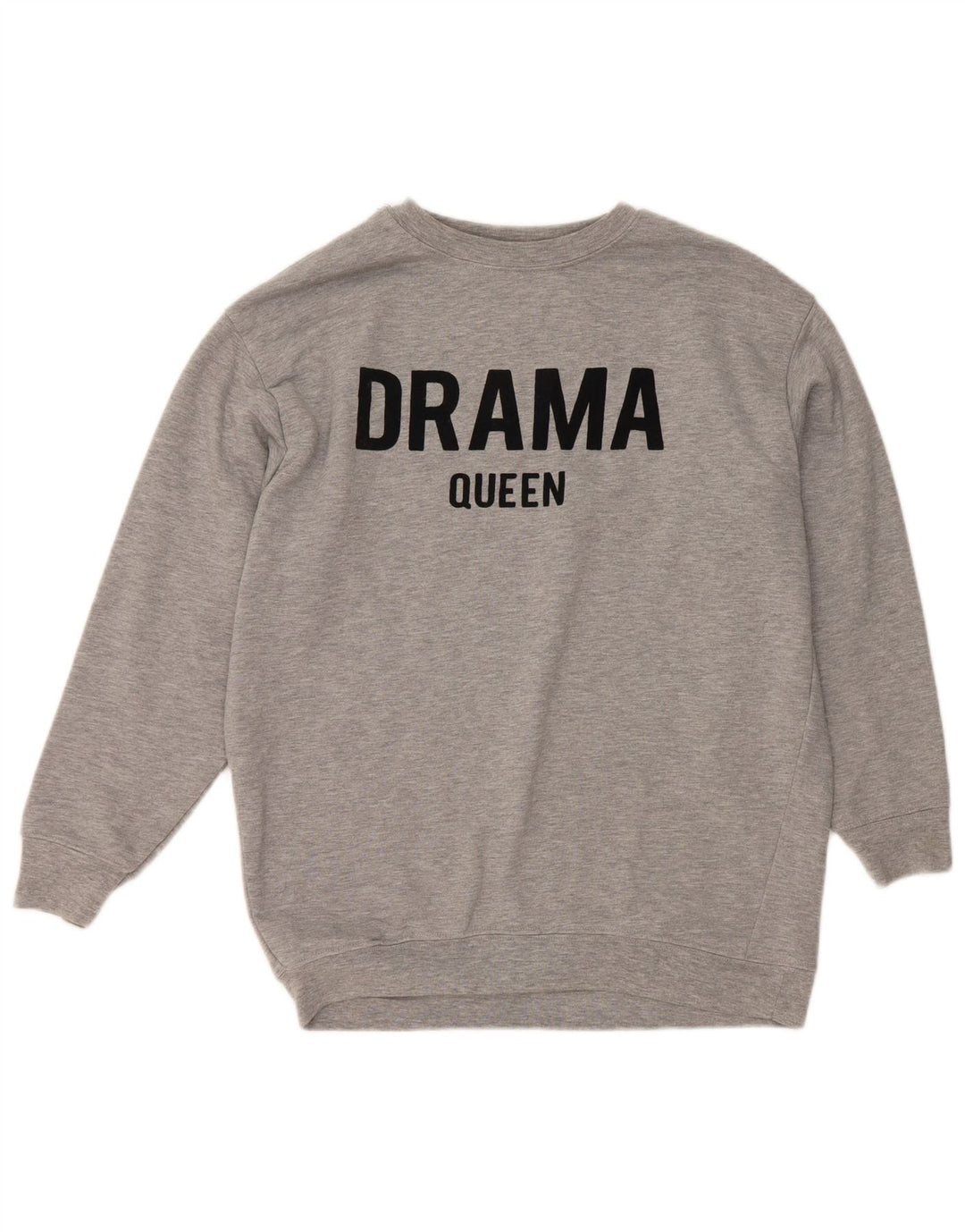 Pulover supradimensionat cu grafic pentru femei Zara UK 10 Small Gri