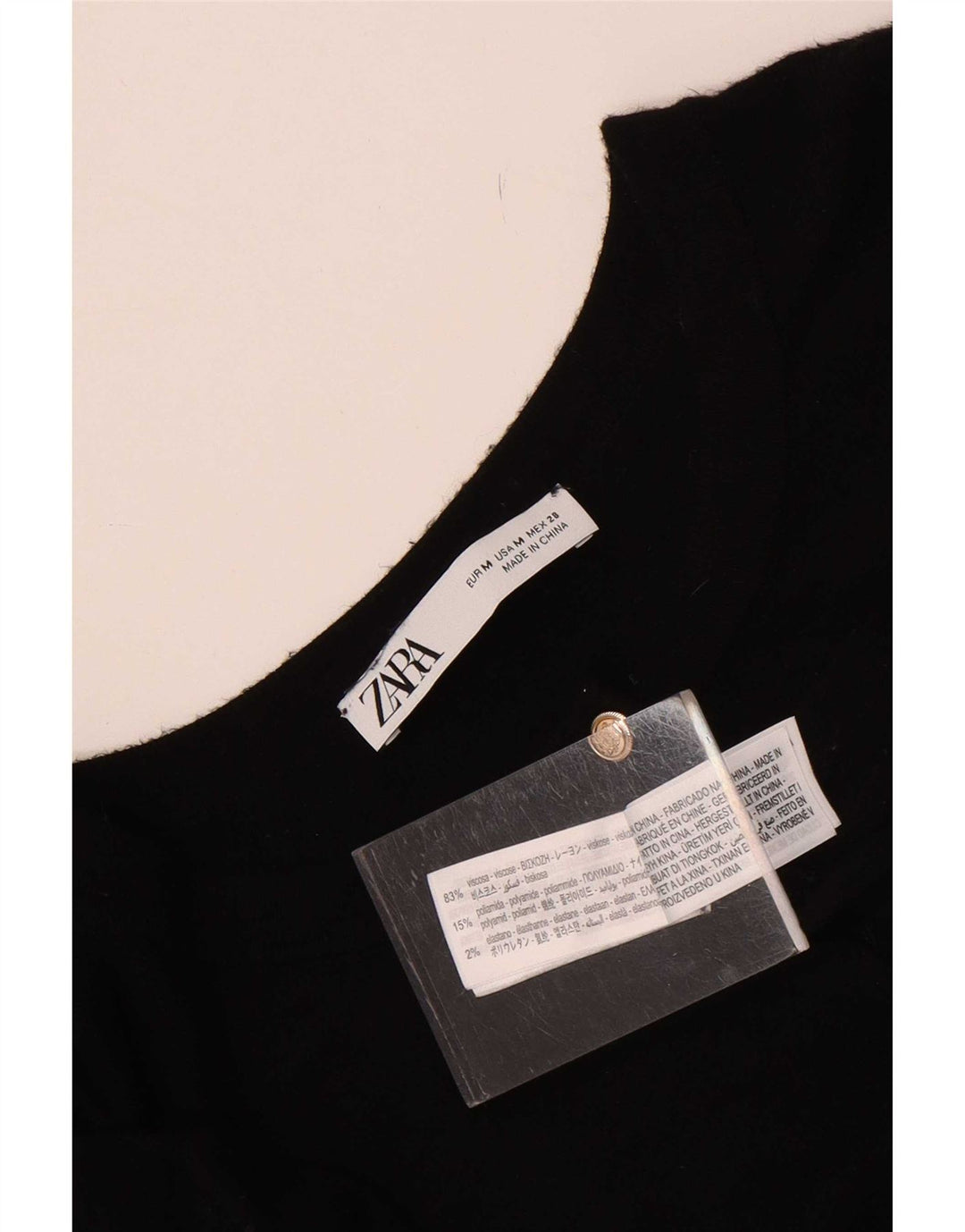 Pulover cardigan pentru femei Zara UK 12 Medium Negru