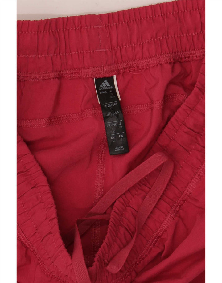 Pantaloni scurți sport Adidas pentru femei UK 10 Small Pink Poliester
