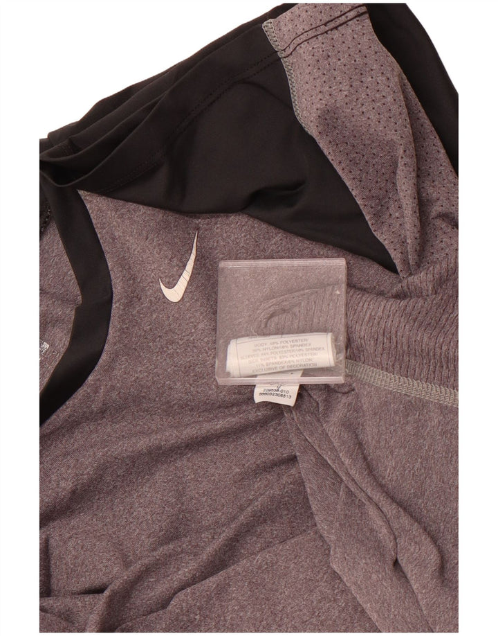 Tricou Bărbați NIKE Top Mediu Gri Poliester Colorblock