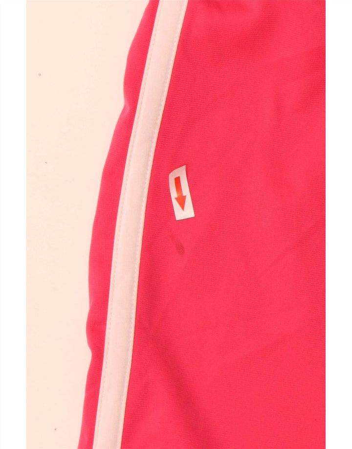 Pantaloni scurti sport Converse pentru femei UK 14, poliester cu dungi mari, roz