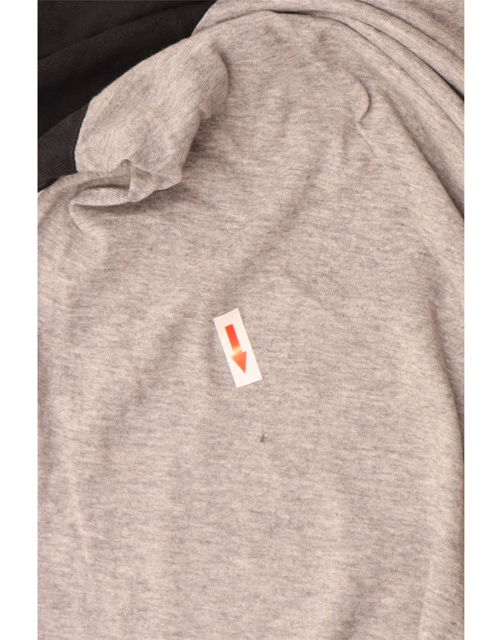Top pentru bărbați Carhartt cu mânecă lungă, gri mediu, bumbac color bloc