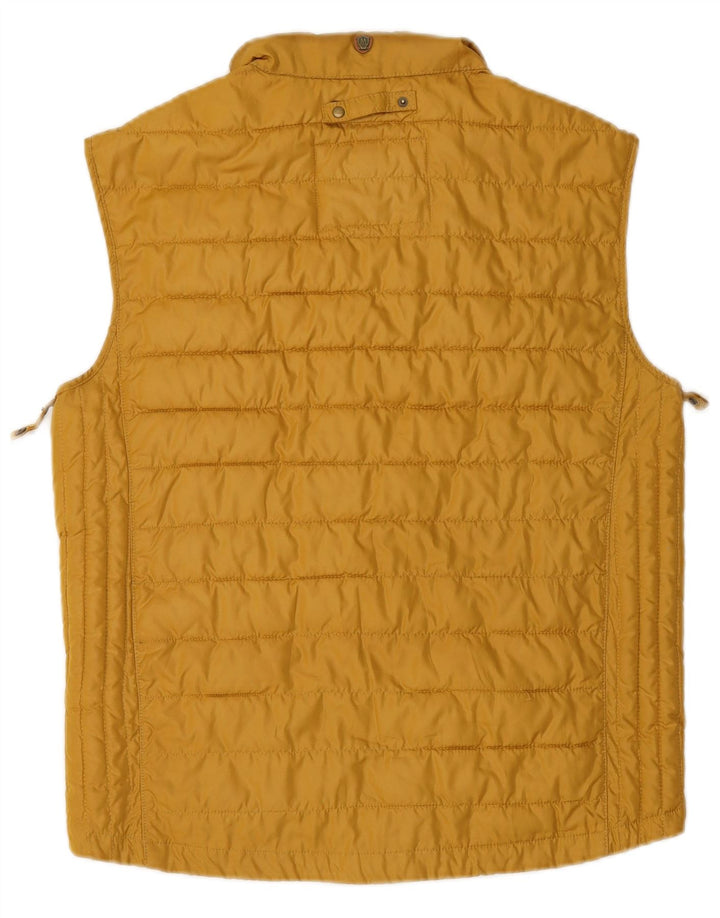 Gilet căptușit Massimo Dutti pentru bărbați UK 36 Poliester galben mic