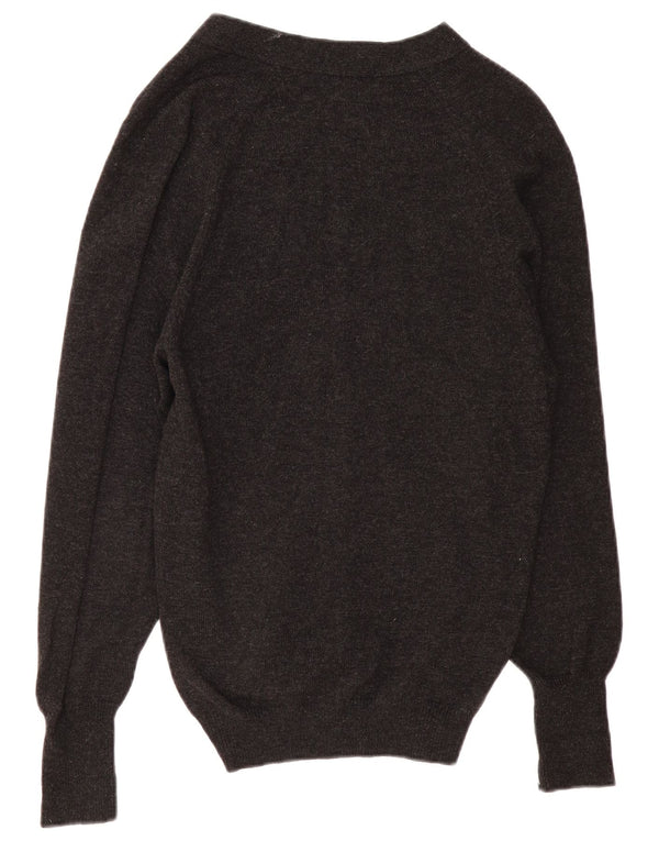 MARKS & SPENCER Pulover cardigan pentru bărbați EU 46 XL Lână de miel gri