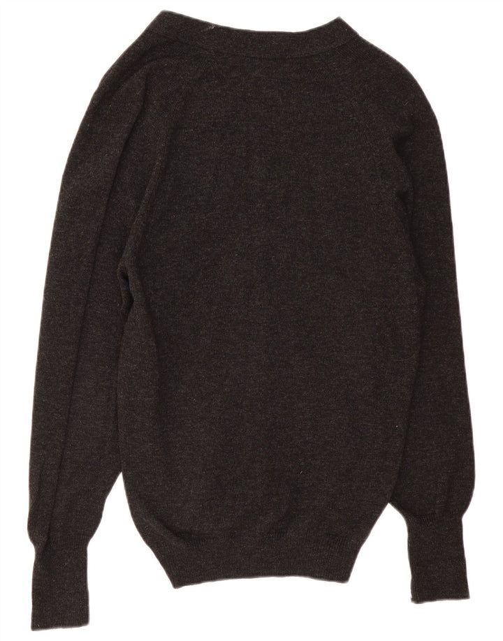 MARKS & SPENCER Pulover cardigan pentru bărbați EU 46 XL Lână de miel gri