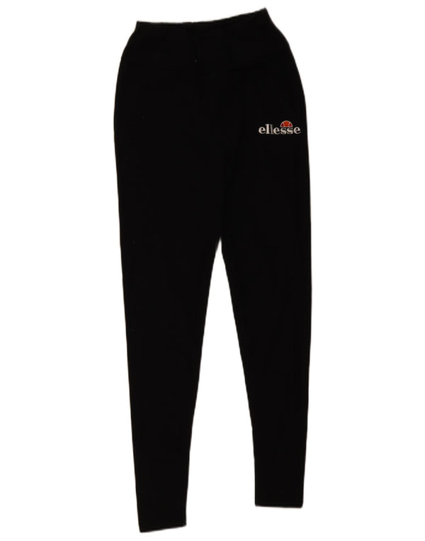 Leggings cu grafic pentru femei Ellesse UK 10, bumbac negru mic