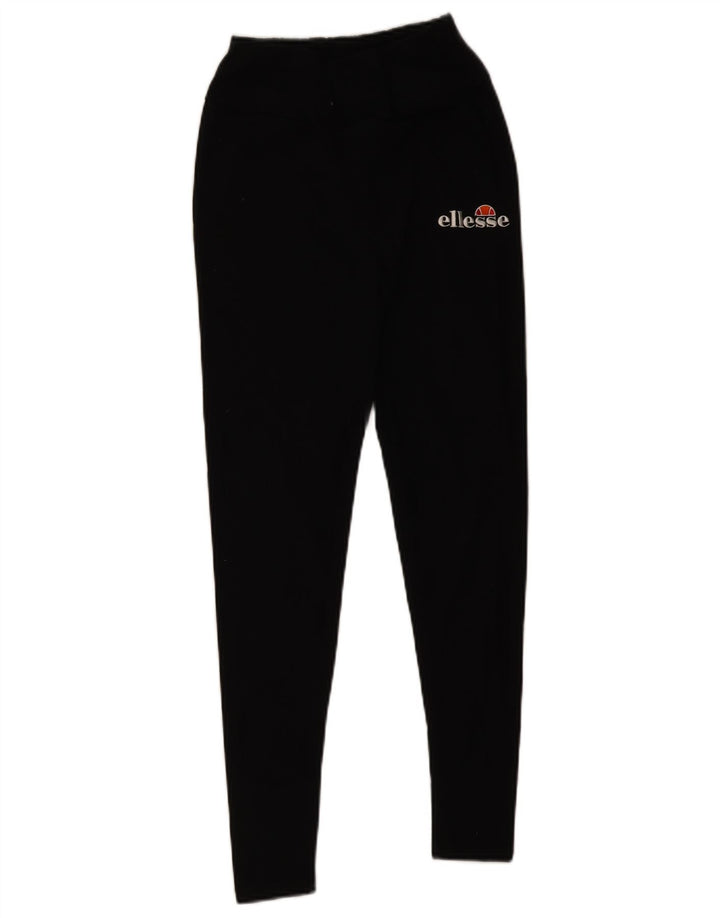 Leggings cu grafic pentru femei Ellesse UK 10, bumbac negru mic