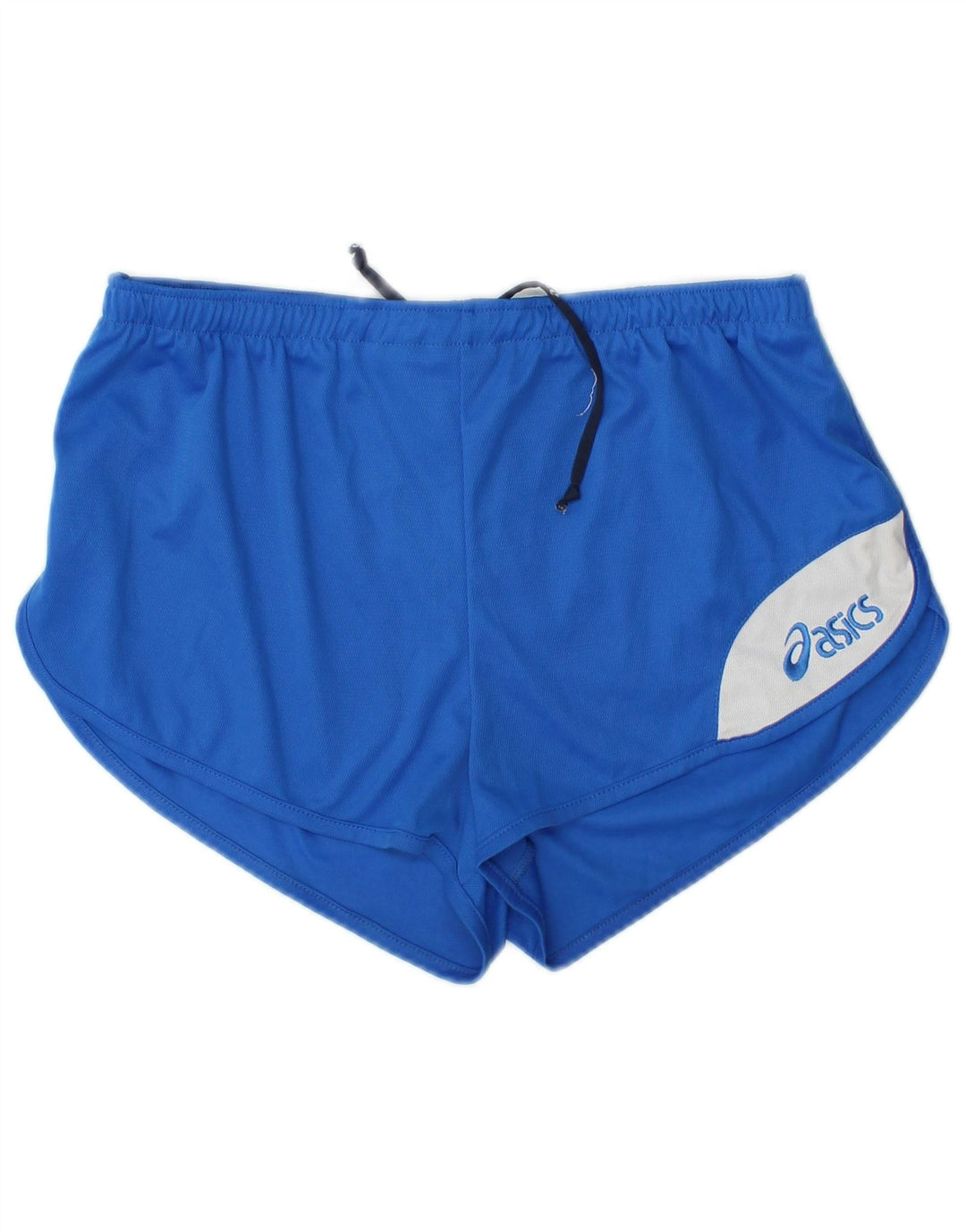 Pantaloni scurti sport grafic Asics pentru femei UK 14 Medium Blue Colorblock Poliester