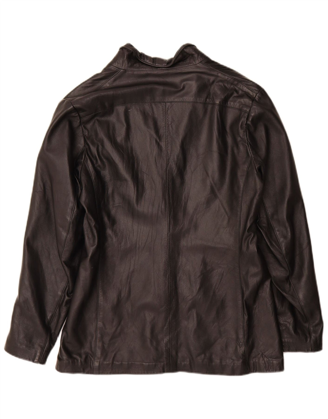 Geacă de piele vintage pentru femei IT 48 XL neagră