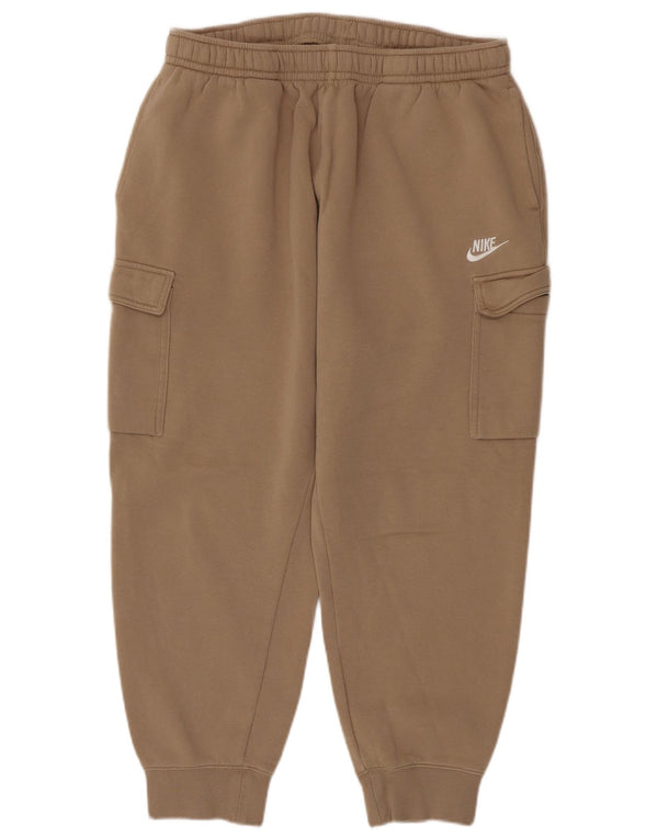 Pantaloni de trening cargo Nike pentru femei Joggeri UK 18 XL Bumbac bej