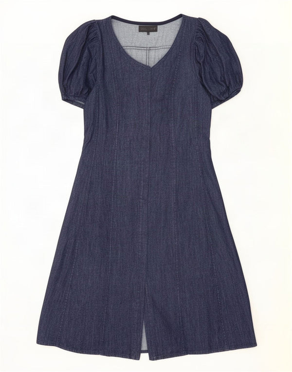 Rochie de blugi pentru femei Zara UK 10 Bumbac bleumarin mic