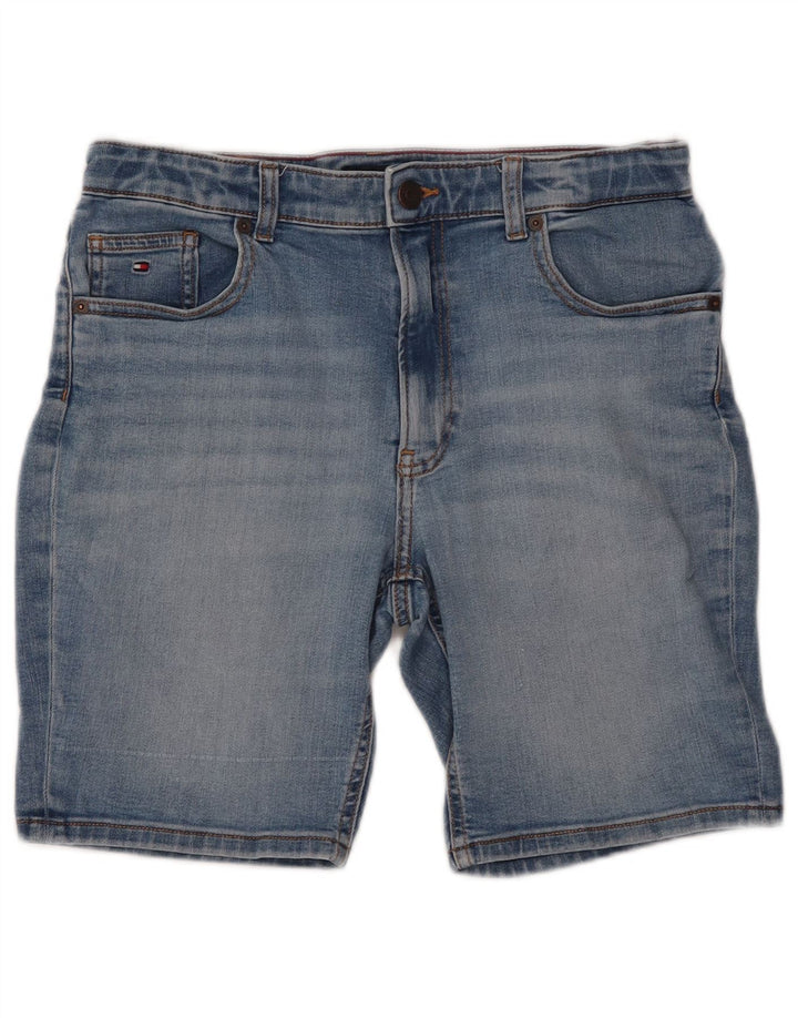 TOMMY HILFIGER Pantaloni scurți din denim conici pentru fete 15-16 ani W30 bumbac albastru