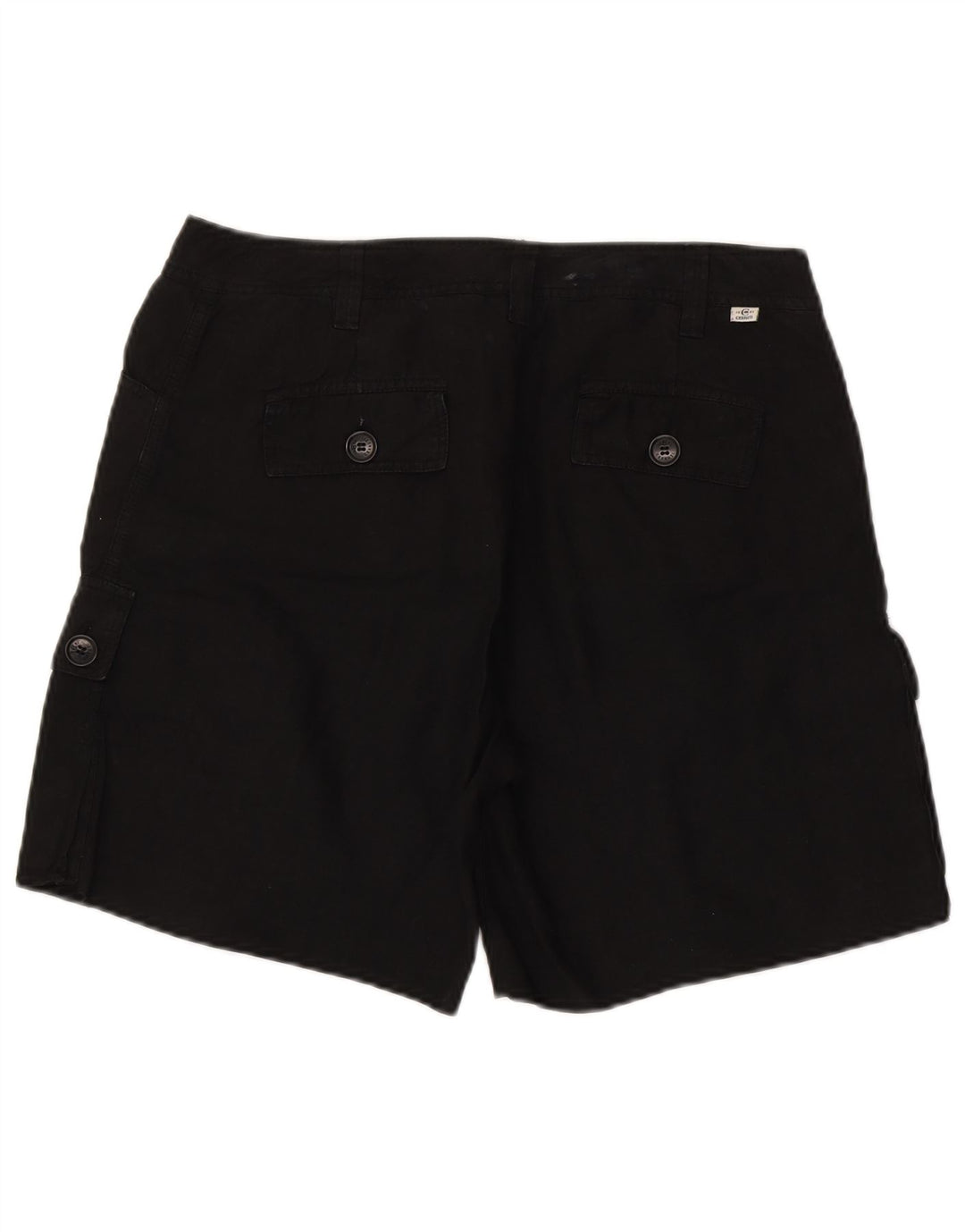 Pantaloni scurți cargo pentru bărbați Cerruti 1881 W32, in negru mediu