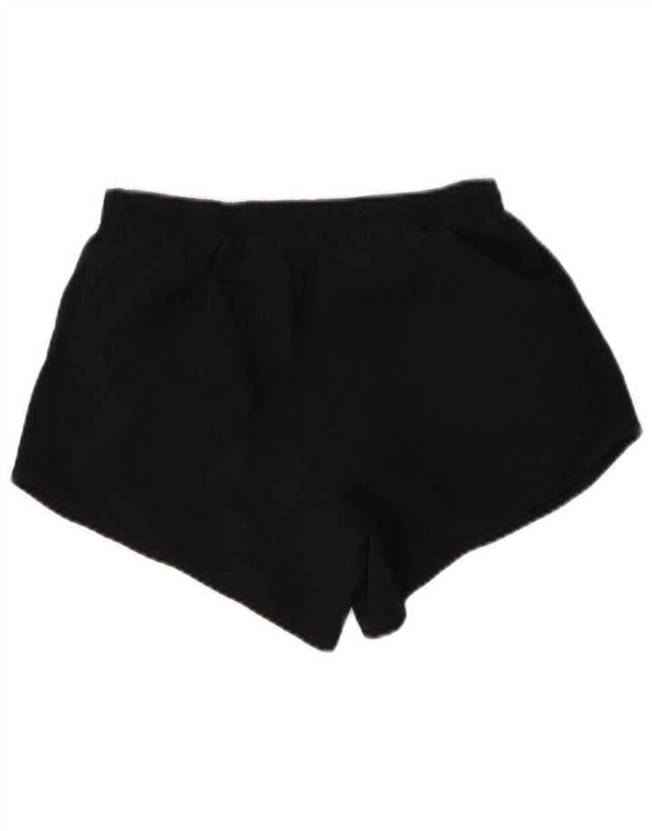 Nike Womens Dri Fit Sport Shorts UK 14 Large Black Polyester