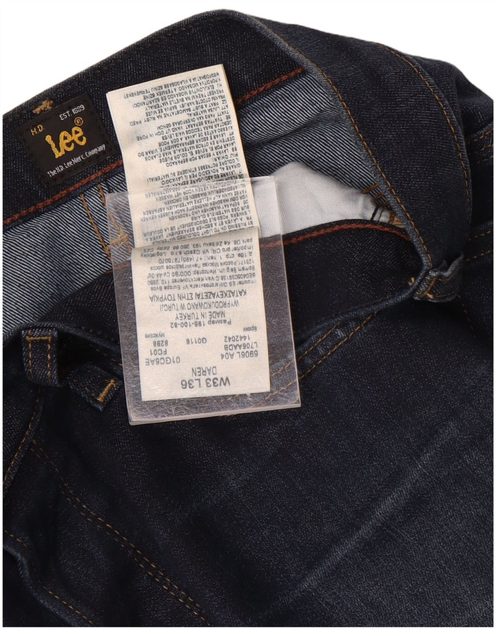 Blugi pentru bărbați Lee Daren Slim W33 L36 Bumbac bleumarin